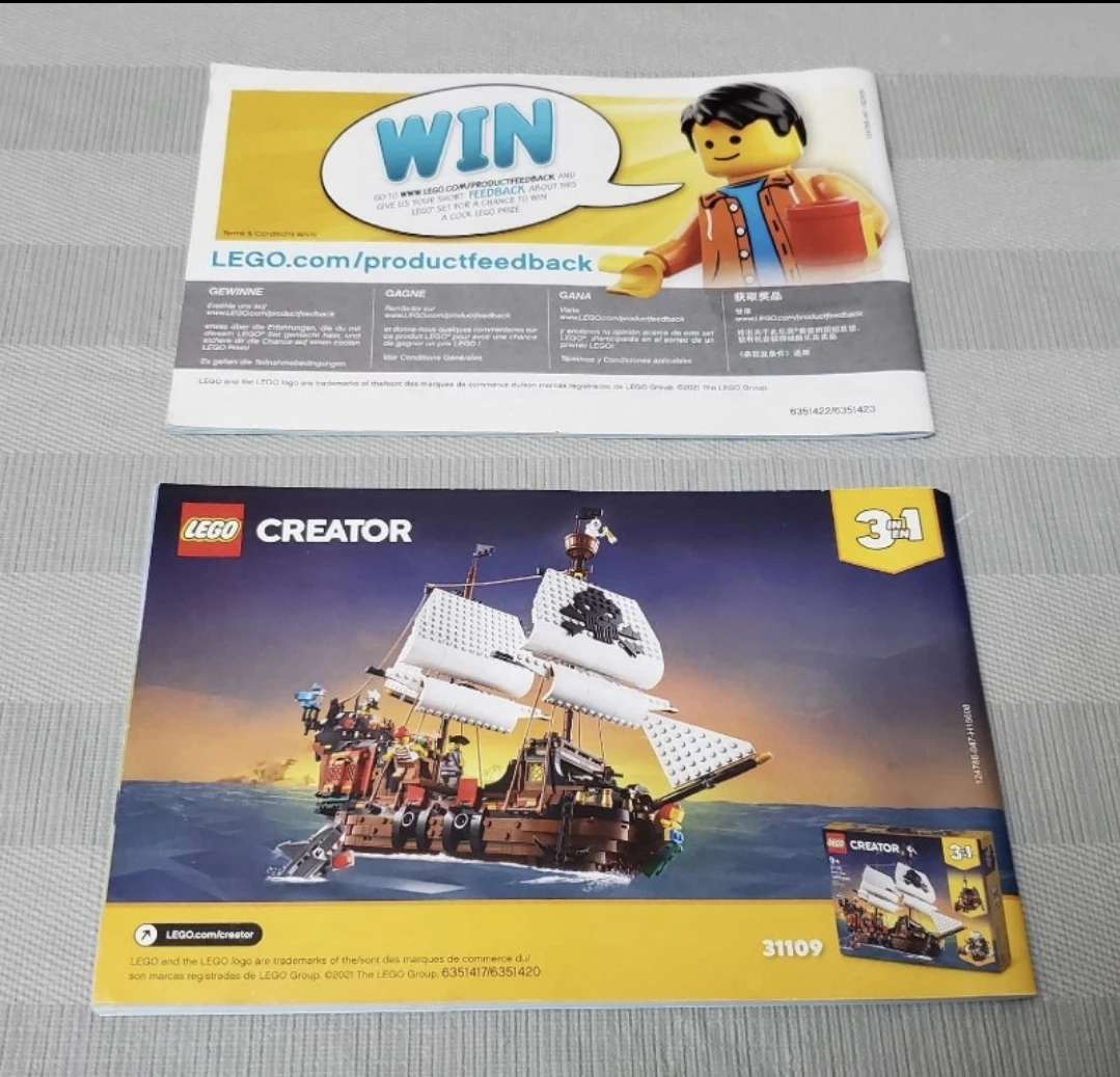 lego creator 3 in 1 set # 31114 2 books only - photo 5