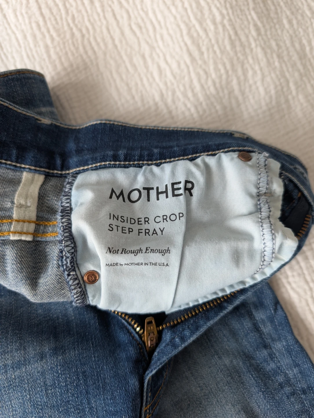 MOTHER Insider Crop Step Fray Jeans - photo 4