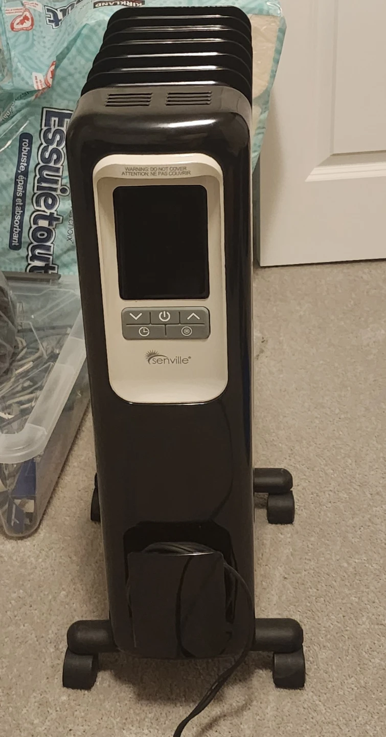 Radiator Heater with Remote