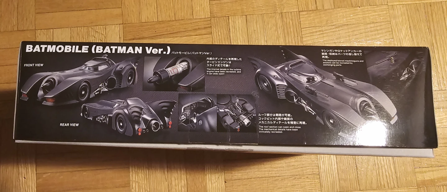Bandai Batmobile 1989 Model Kit - photo 2
