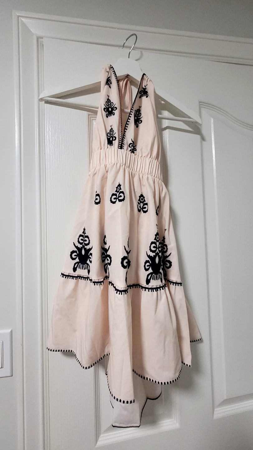 Halter Mini Dress - Size S