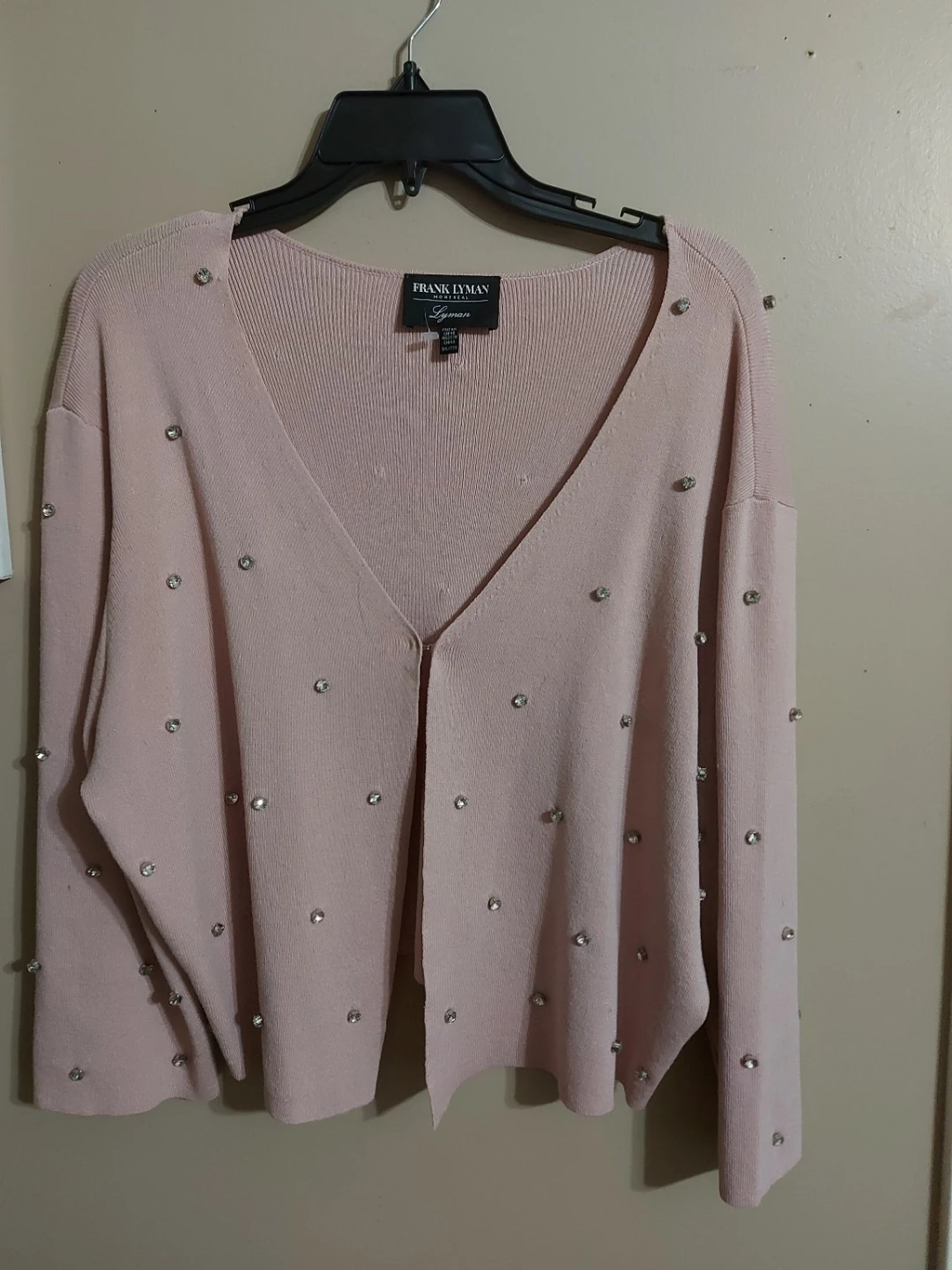 Frank Lyman Embellished Cardigan - Pink - XL - photo 2