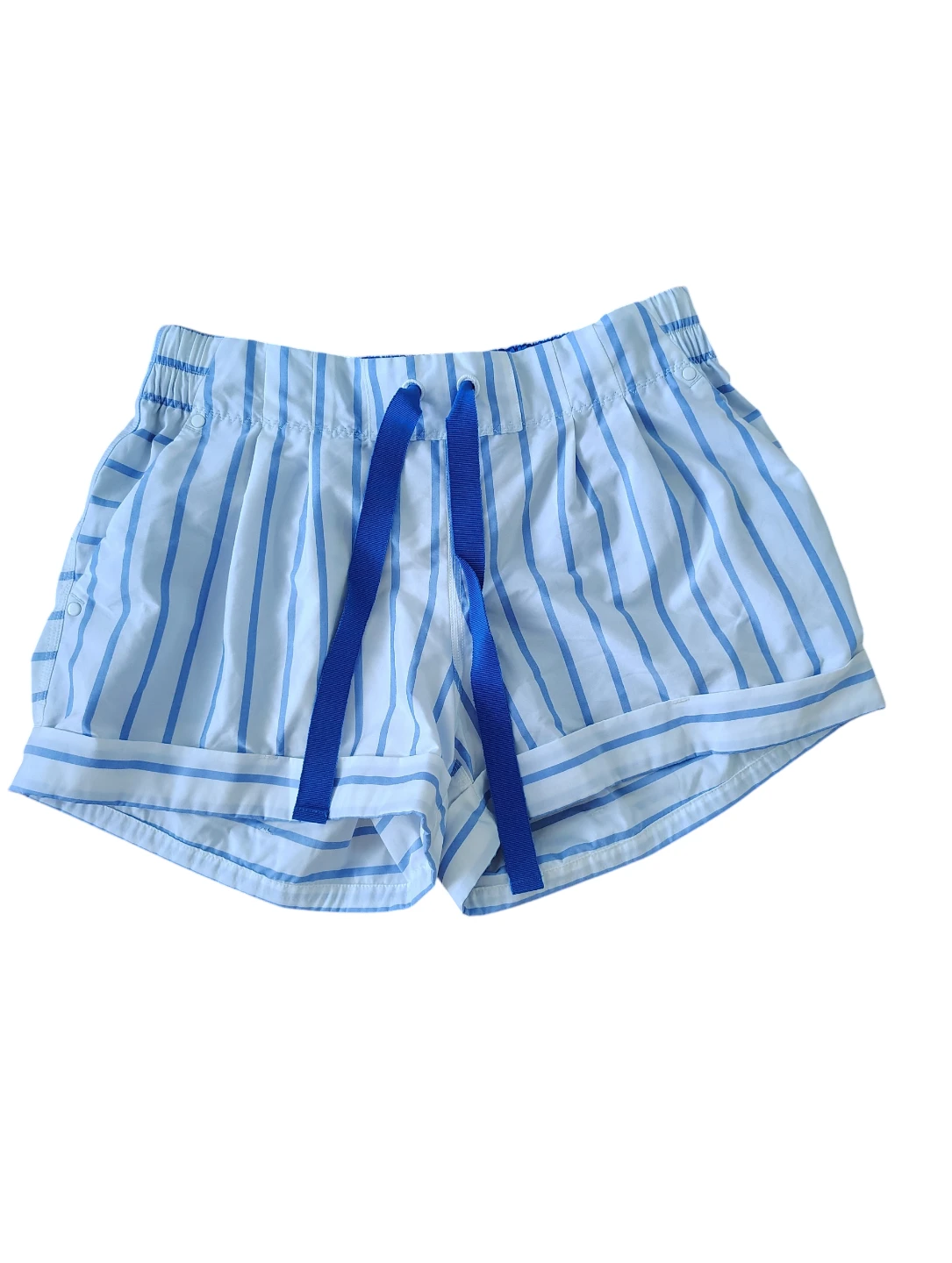 🍋 lululemon athletica Blue & White Striped Shorts - Size 8 - photo 4