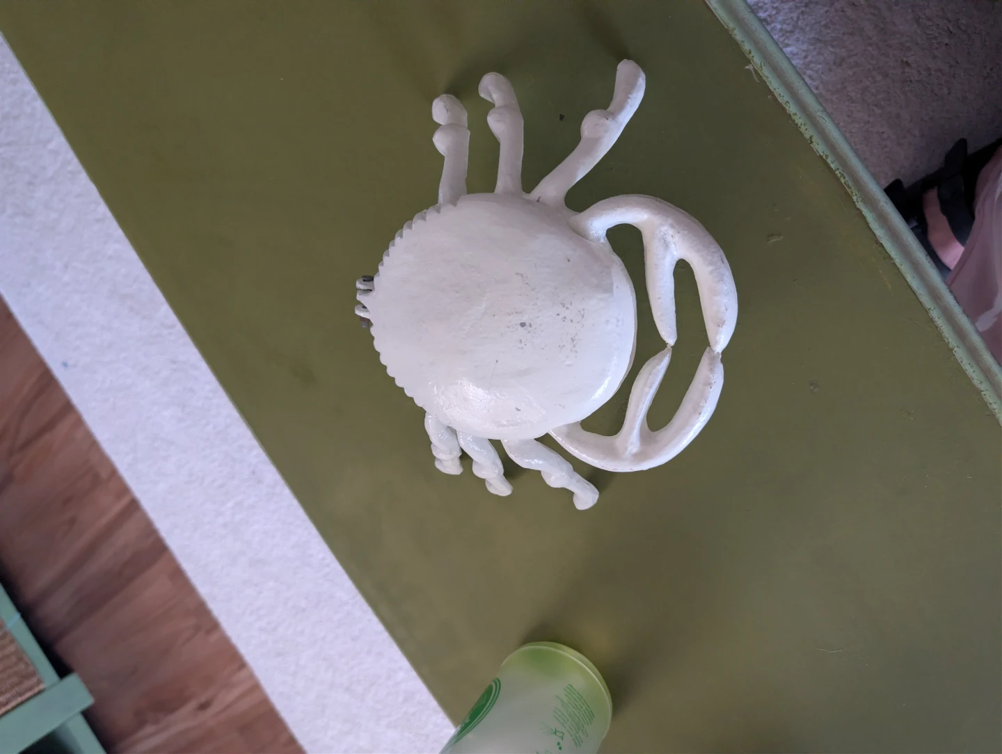 White Crab Trinket Box with Candies