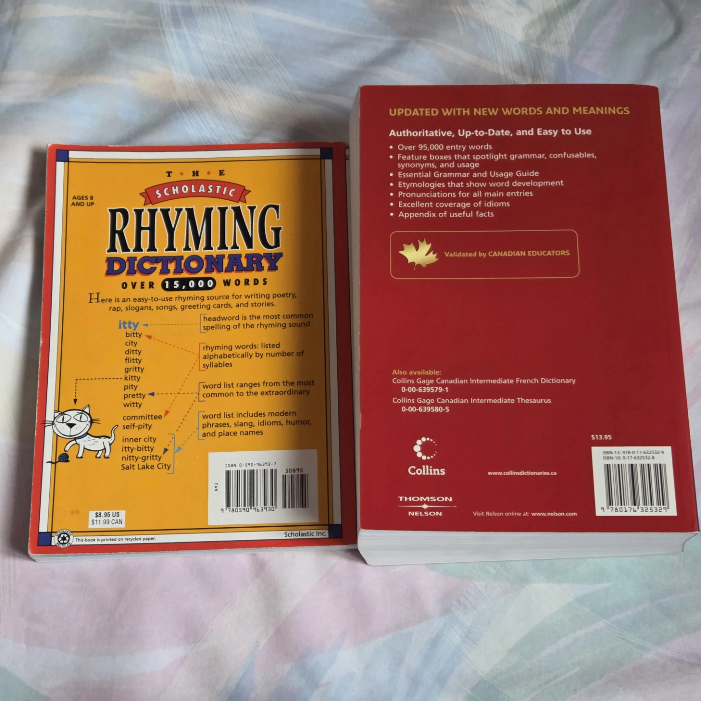 Paperback Dictionary & Rhyming Dictionary - photo 2