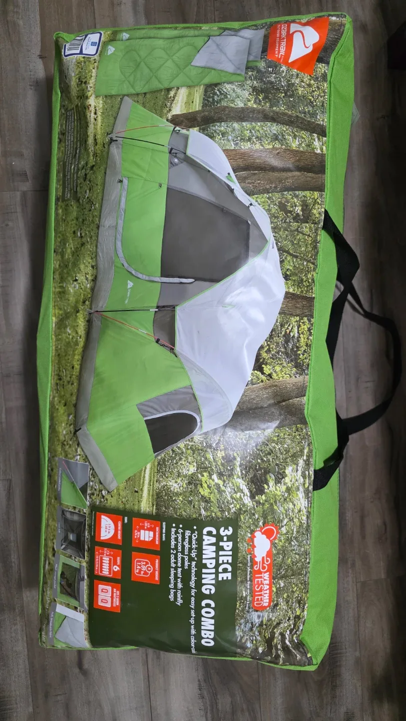 Ozark Trail 3-Piece Camping Combo 6-Person Tent - photo 2