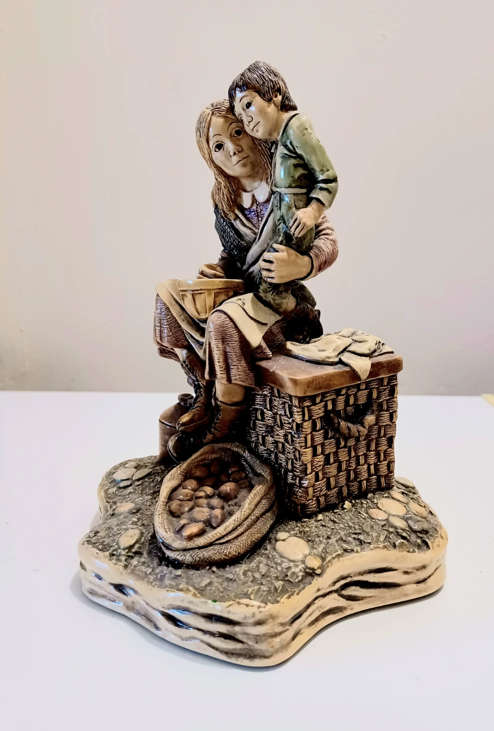 Vtg. Naturecraft England Little Mother Figurine - photo 2