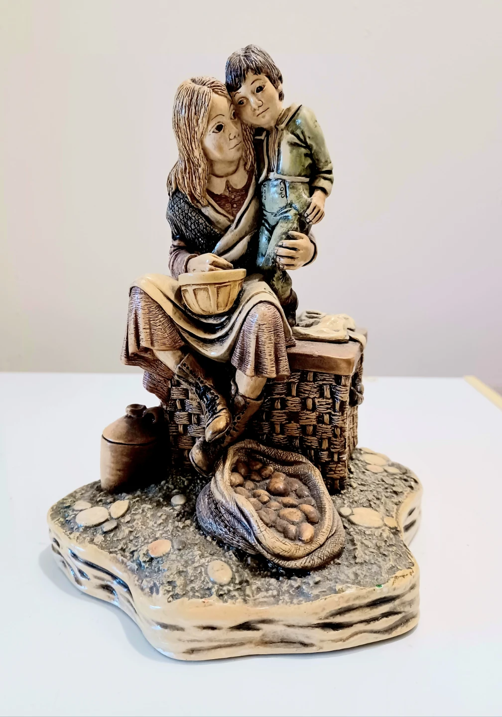 Vtg. Naturecraft England Little Mother Figurine - photo 3