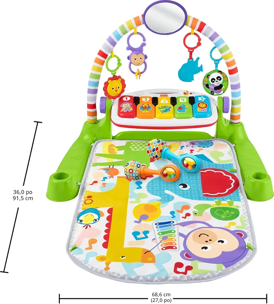 Fisher-Price Deluxe Kick & Play Piano Gym