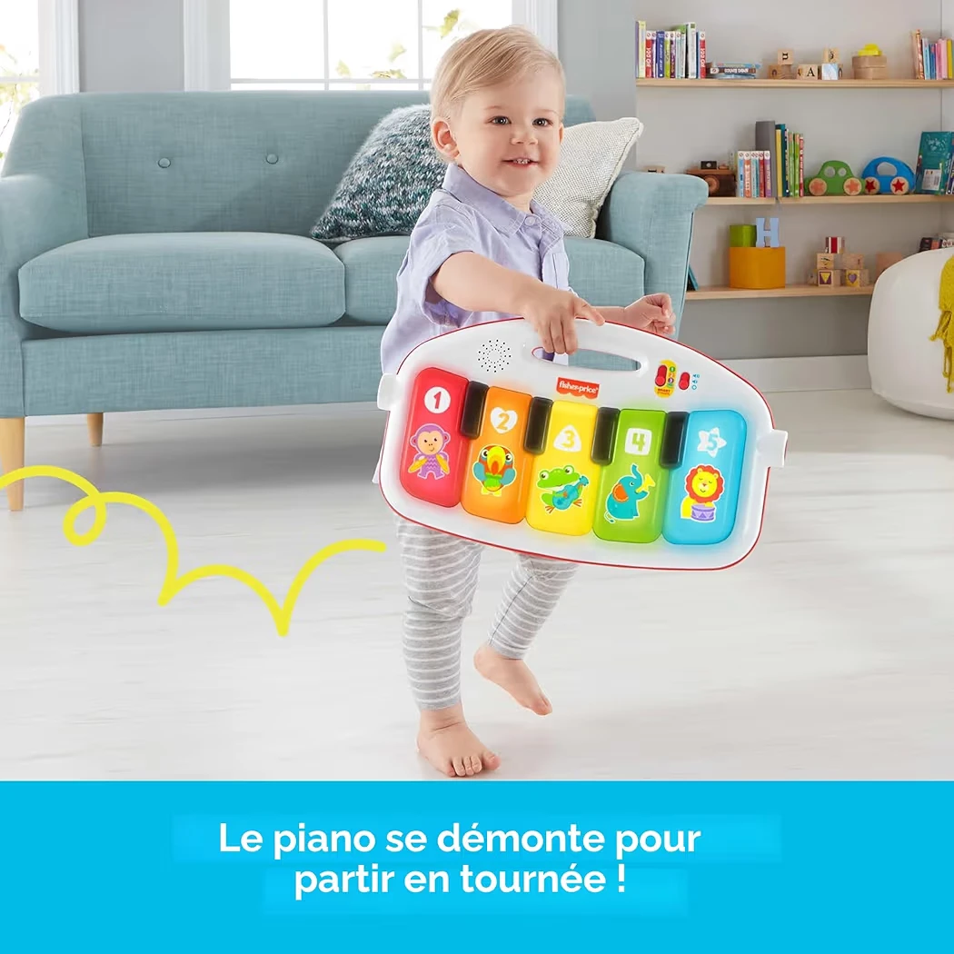 Fisher-Price Deluxe Kick & Play Piano Gym - photo 2