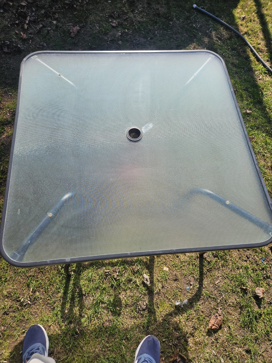 Glass Top Patio Table - photo 3
