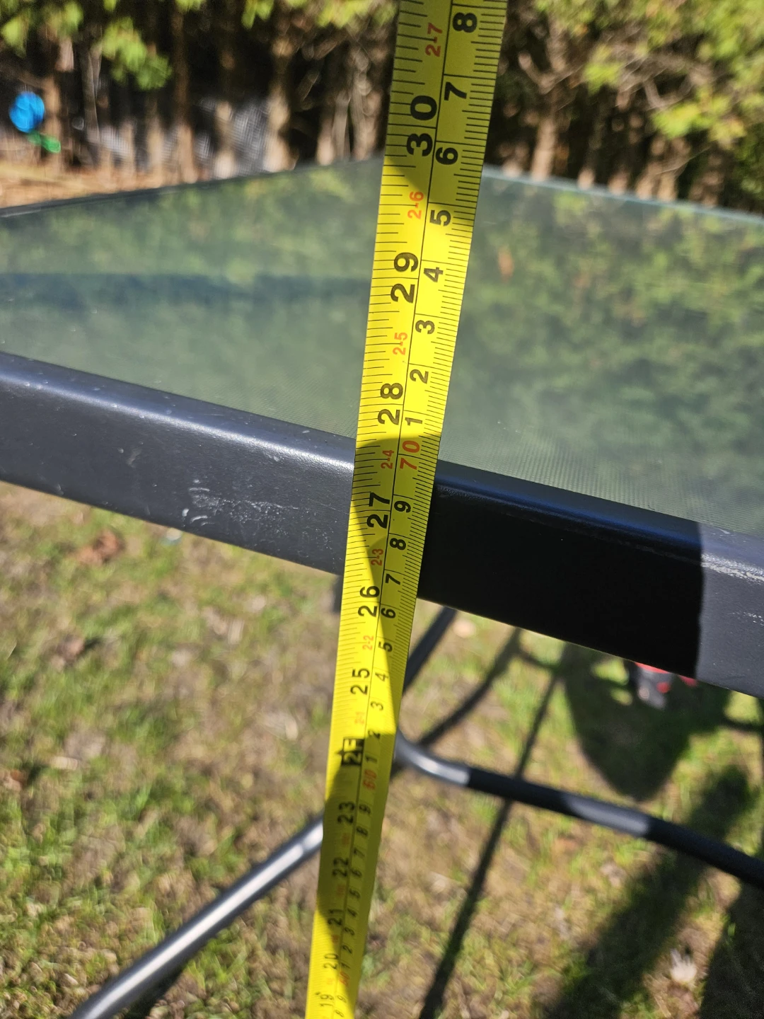Glass Top Patio Table - photo 5