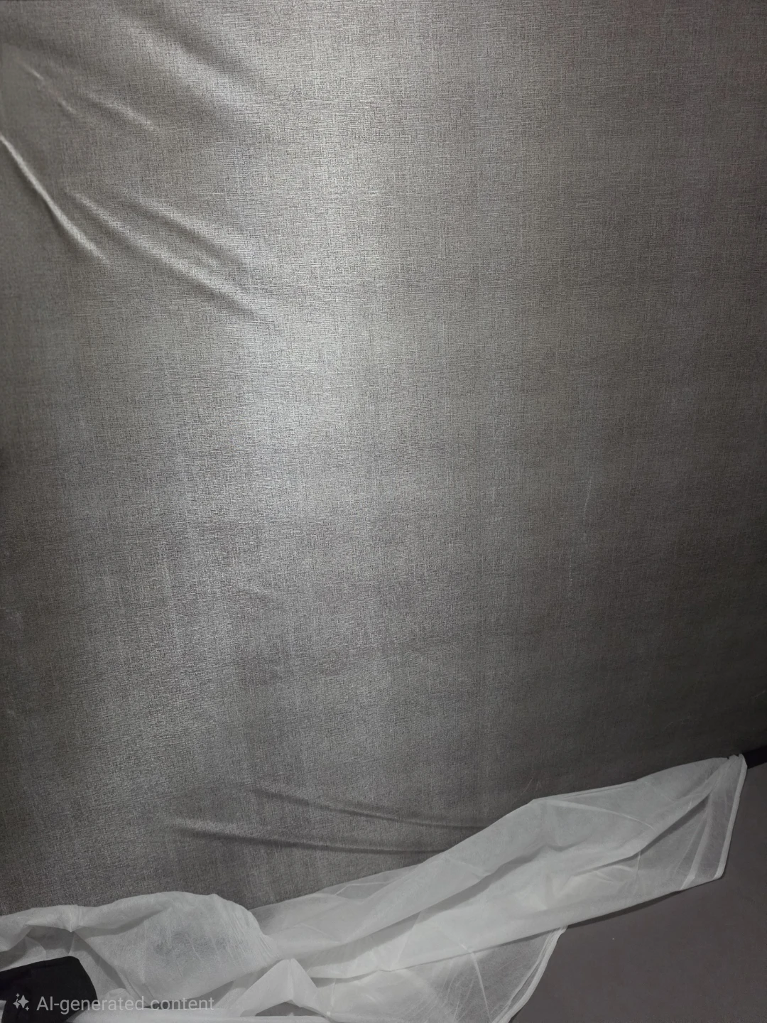 KING size Grey Upholstered Headboard and Bed Base - photo 5
