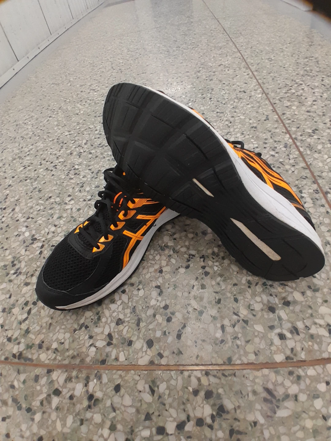 ASICS Men's Running Shoes - Black/Orange - photo 4