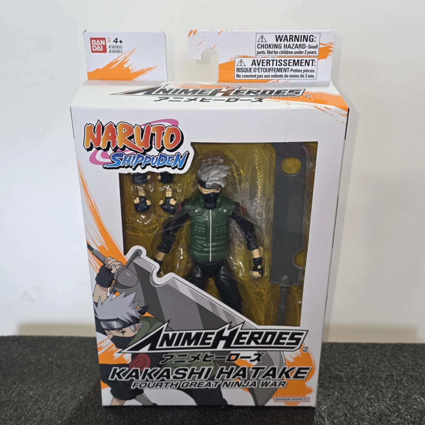 Bandai Anime Heroes Naruto Shippuden Kakashi Hatake Figure