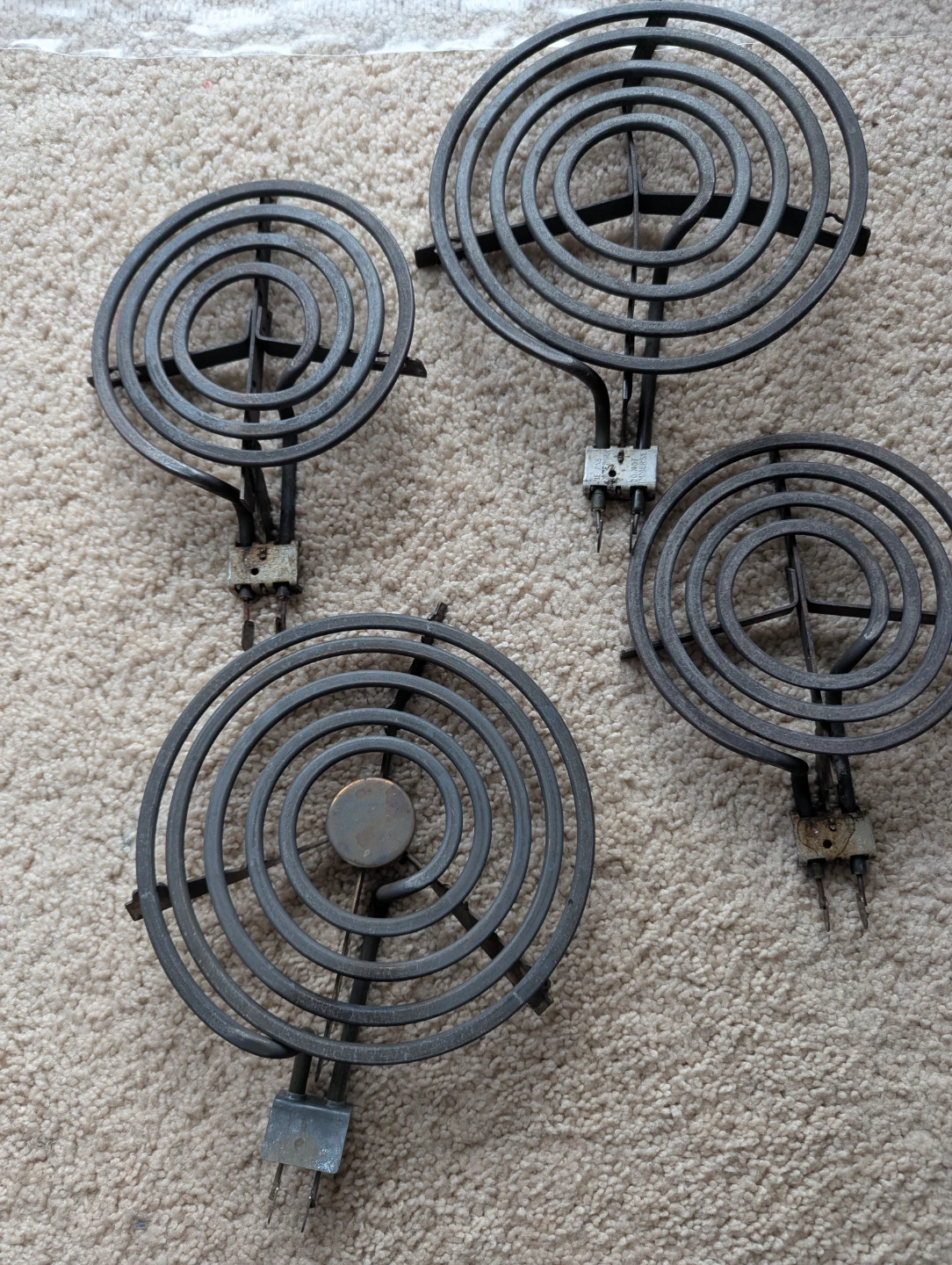 Electric Stove Burner Elements (Set of 4)