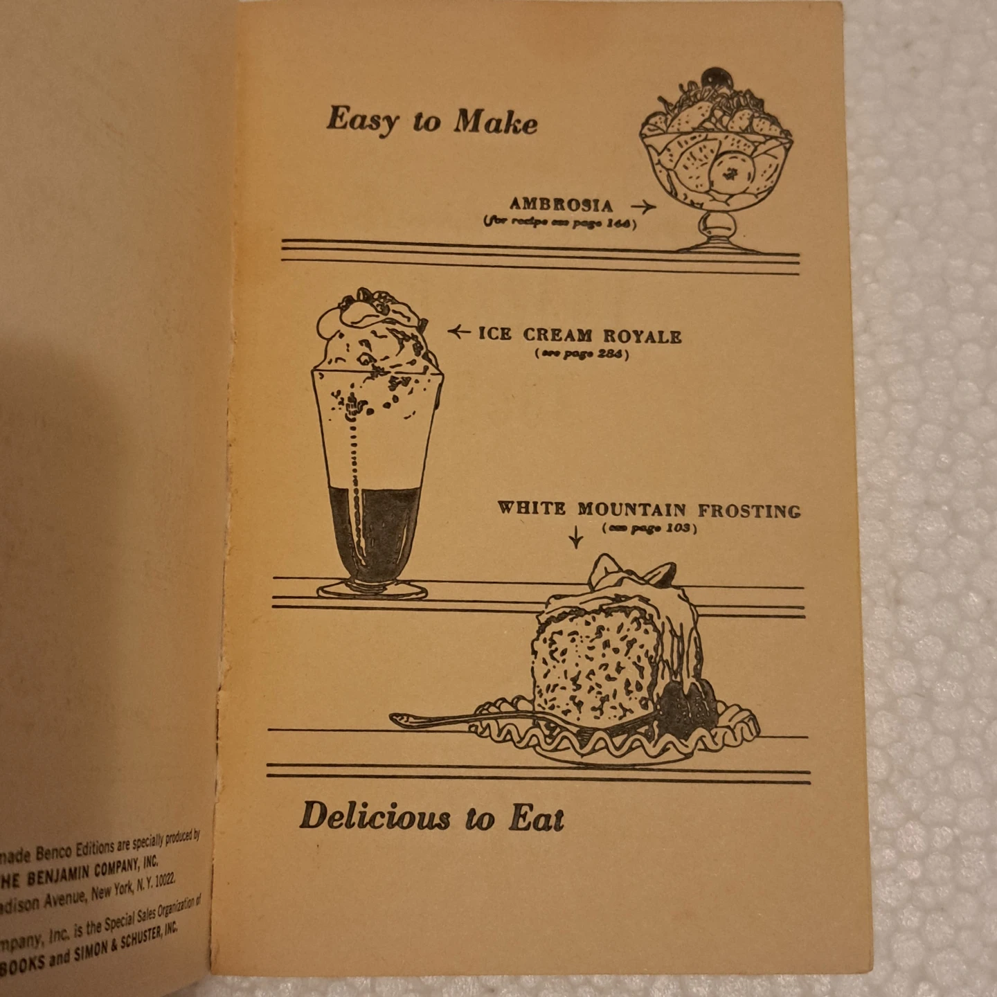 Vintage Duncan Hines Dessert Book 1966 - photo 4