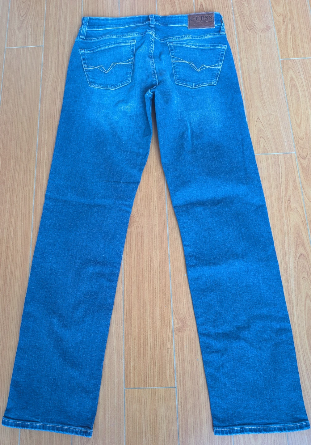 Size 32 Brand New Guess Jeans - Blue Denim - Slim Straight - photo 2