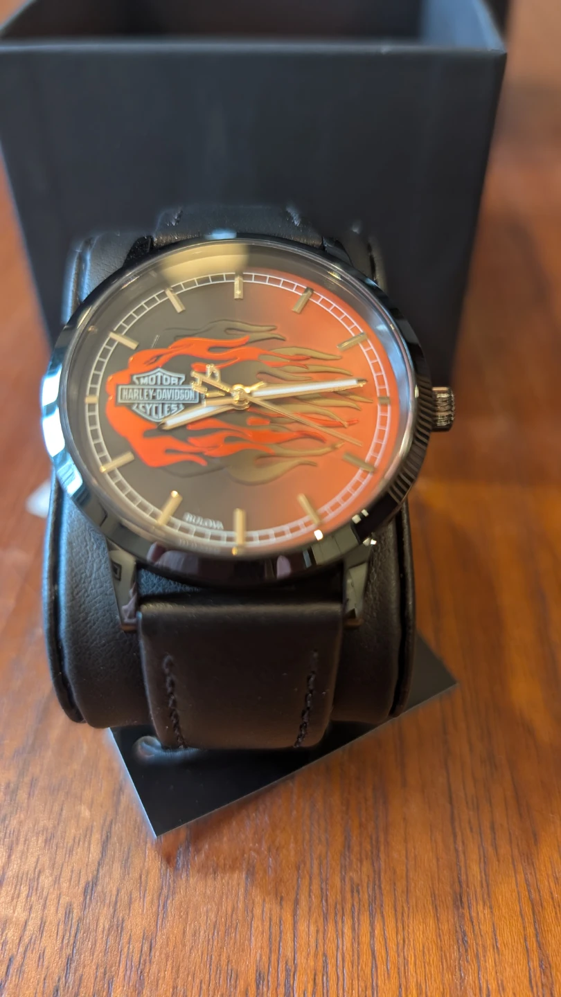 Bulova Harley-Davidson Men's Stainless Steel Watch