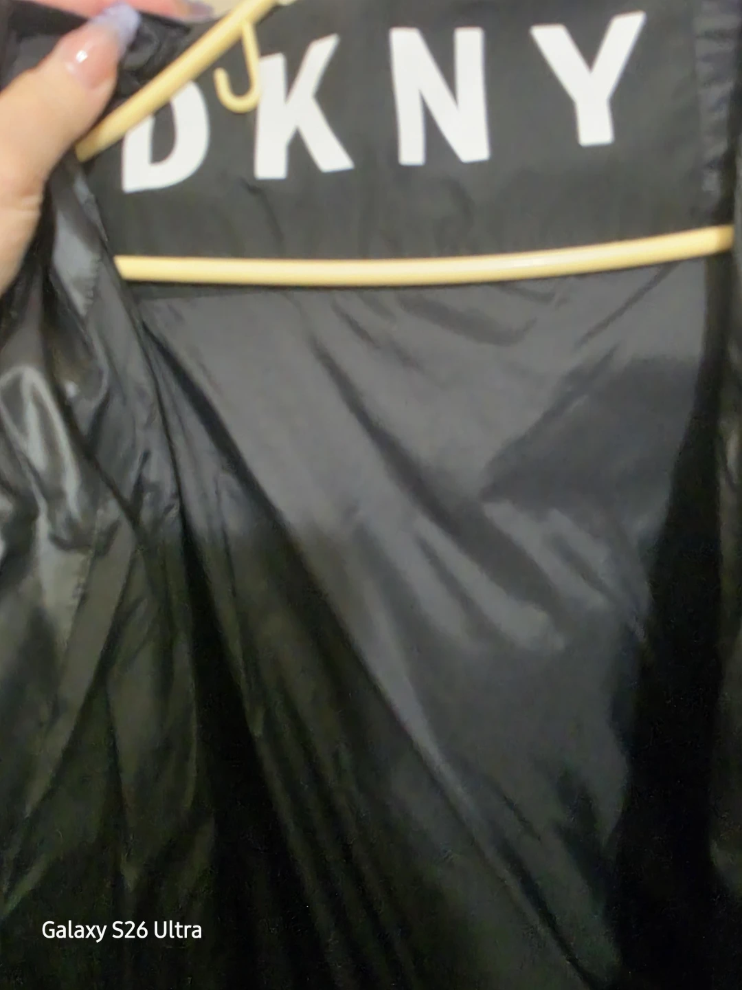 DKNY Puffer Jacket Black Size M