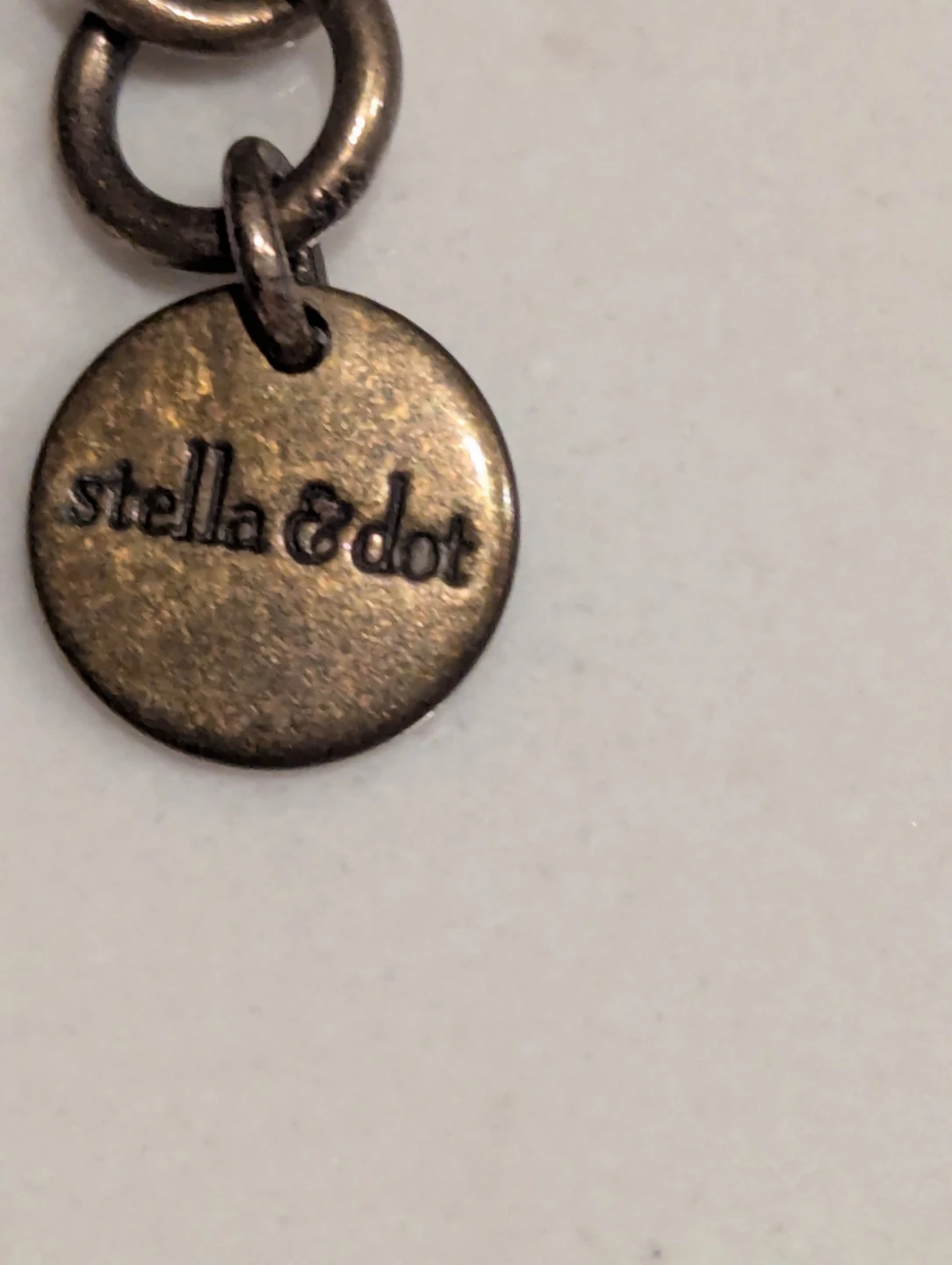 Stella & Dot Chunky Statement Necklace - Black and Bronze - photo 2