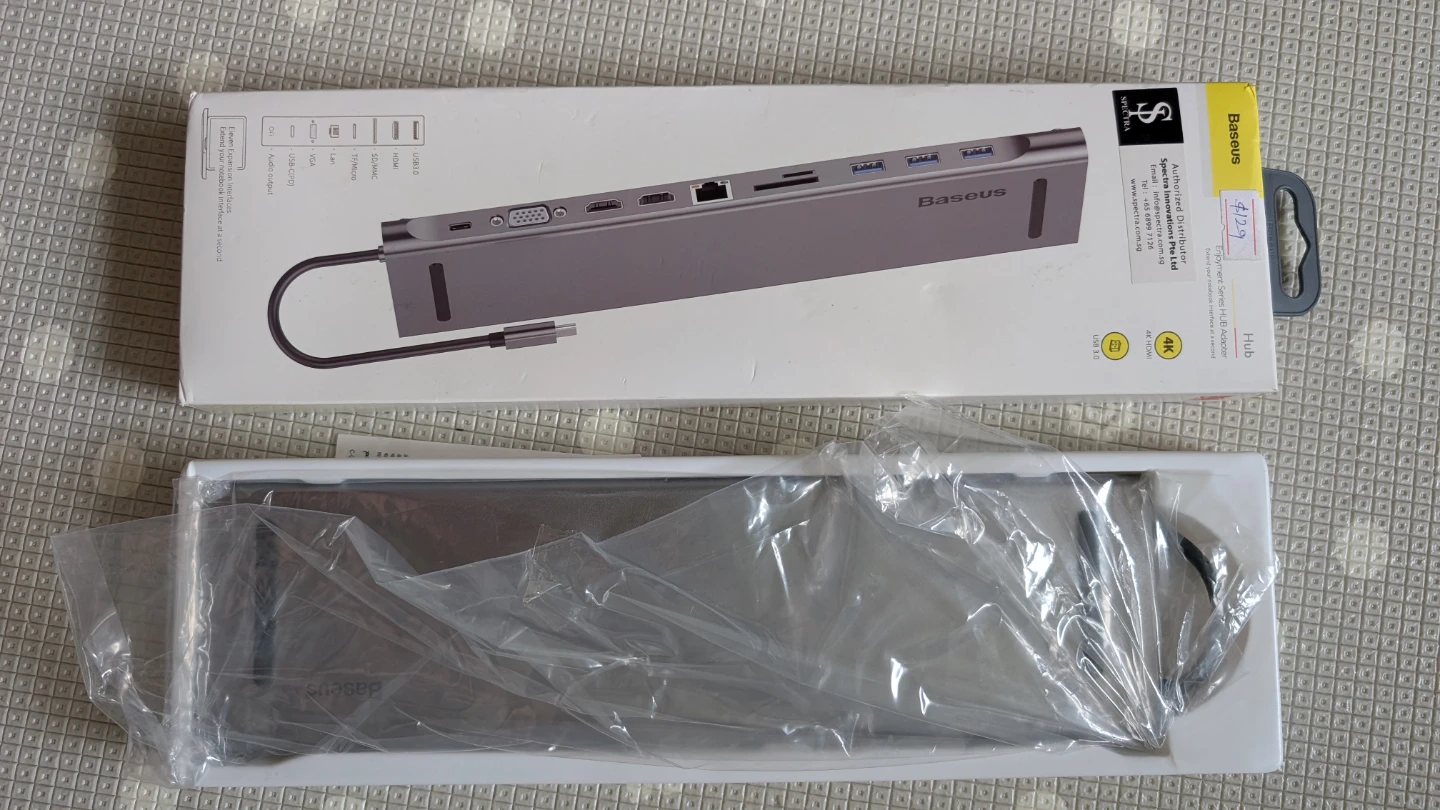 Baseus 10-in-1 USB C Hub Docking Station 4K - photo 3