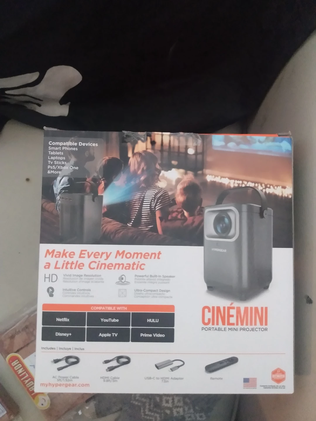 HyperGear Cinemini Portable Mini Projector