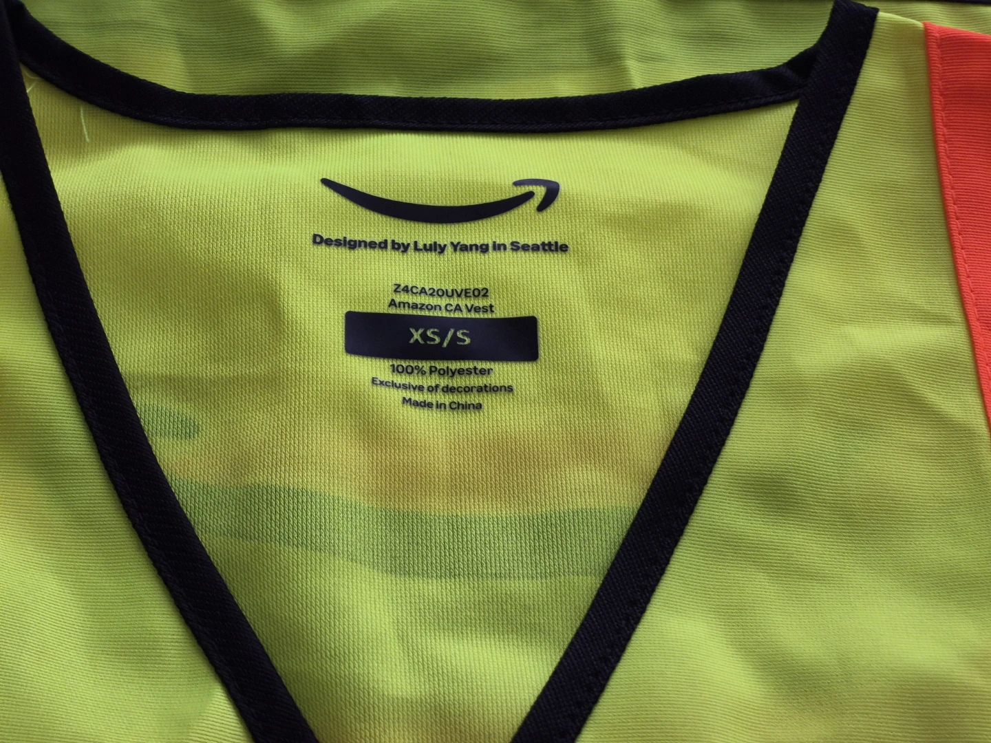 Amazon High-Visibility Safety Vest - photo 3
