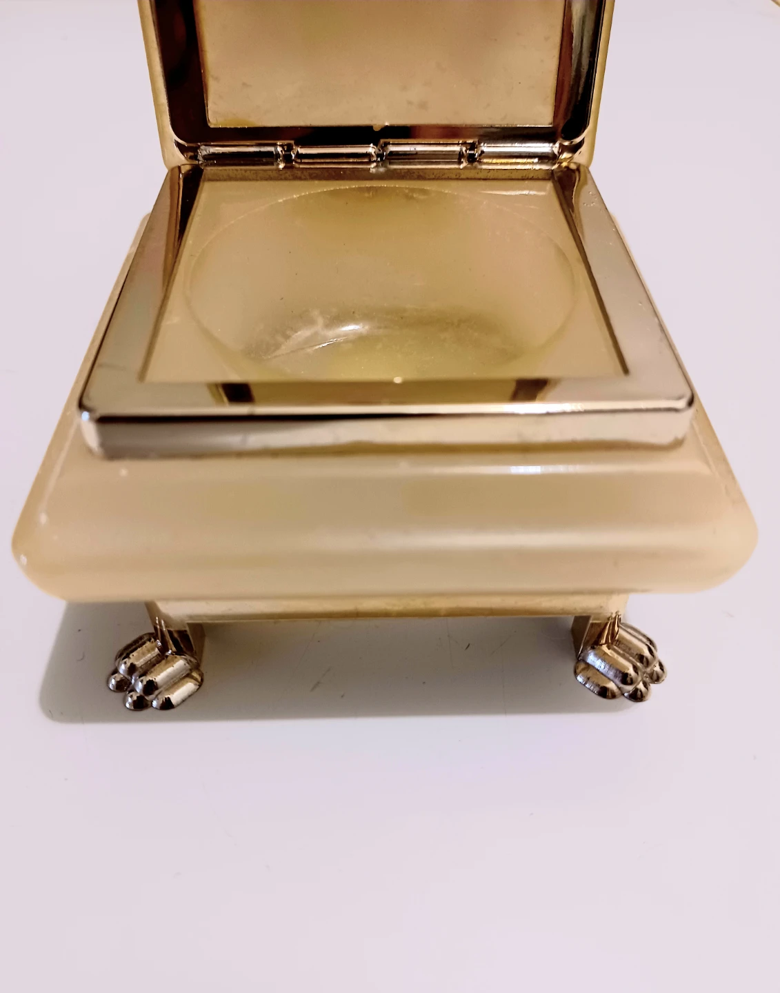 Unique Mid Century Hand Carved Italian Alabaster Box - photo 3
