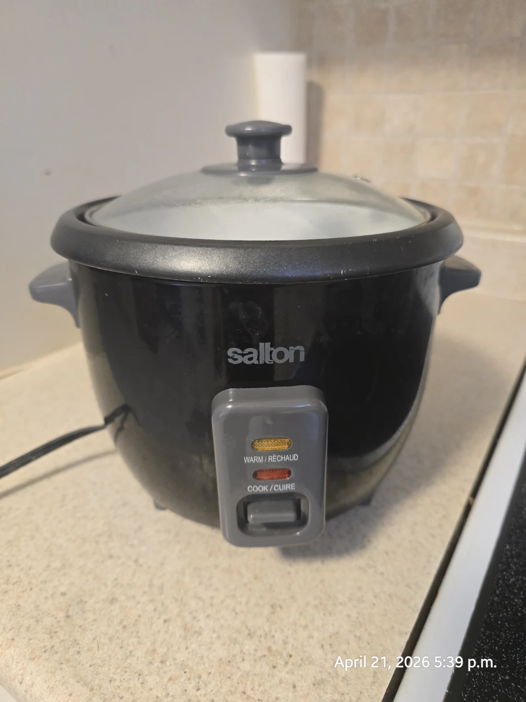 Salton Rice Cooker