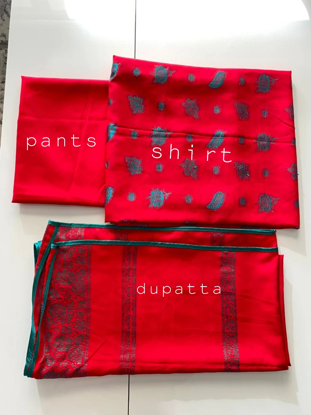 3 pcs unstitch Dupatta,Shirt,Pants - photo 5