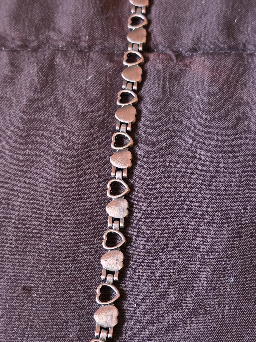 Magnetic Copper  Heart Charm Bracelet - photo 3