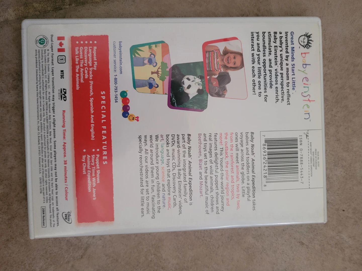 Baby Einstein Baby Noah Animal Expedition DVD - photo 2