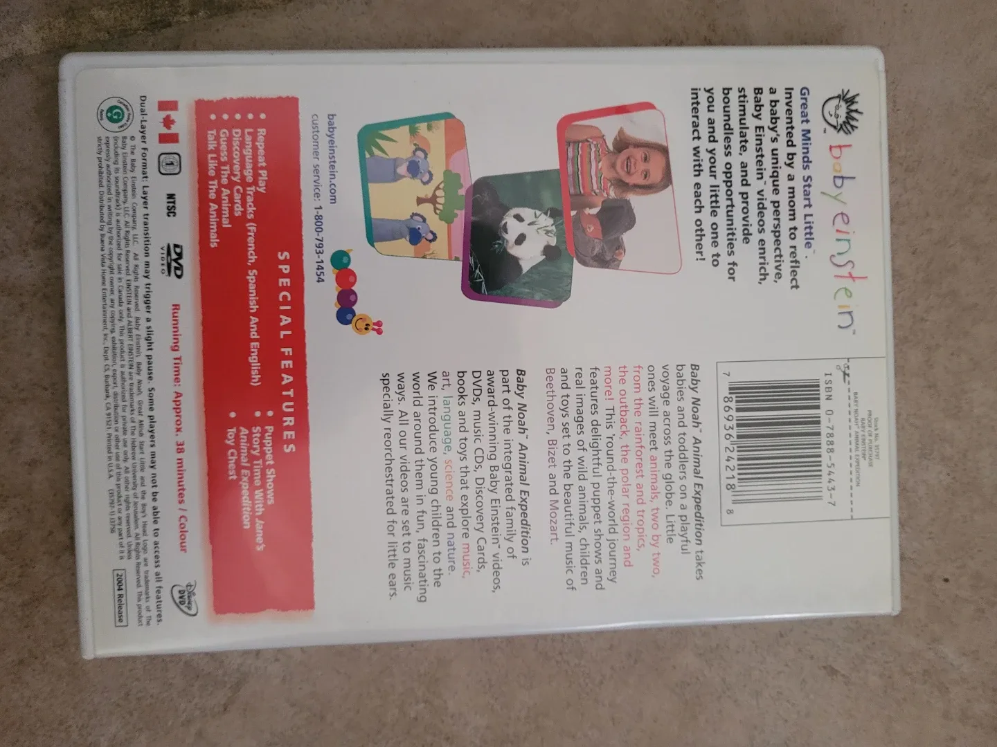Baby Einstein Baby Noah Animal Expedition DVD - photo 2
