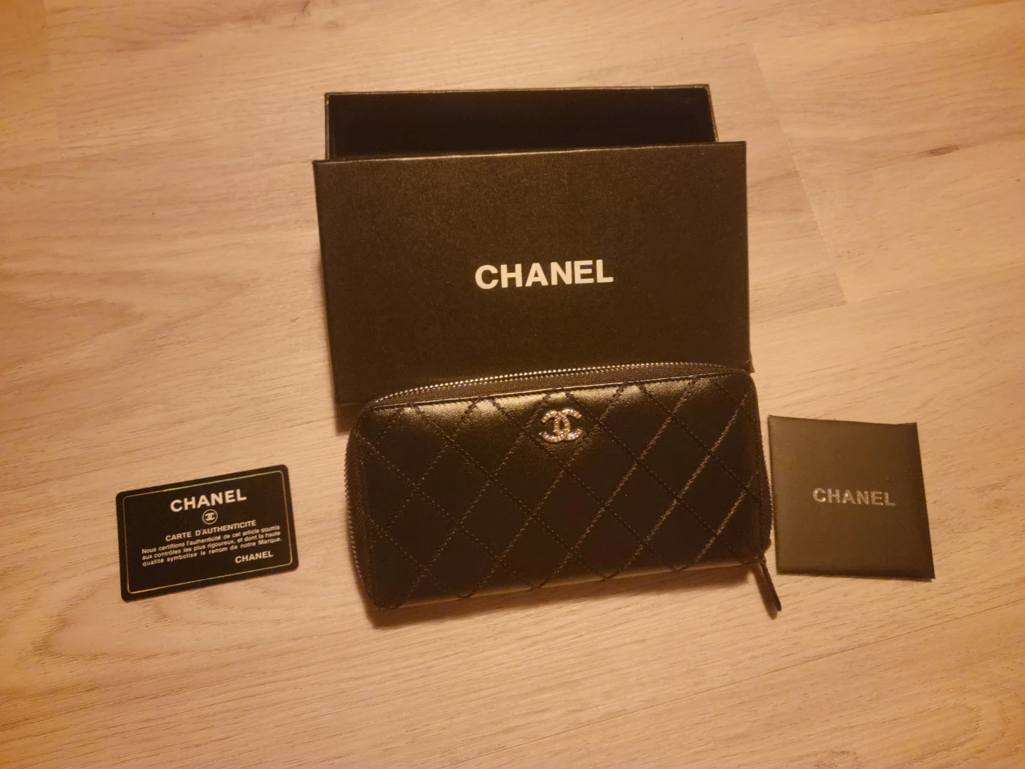 Chanel Quilted Zip Around Wallet - photo 3