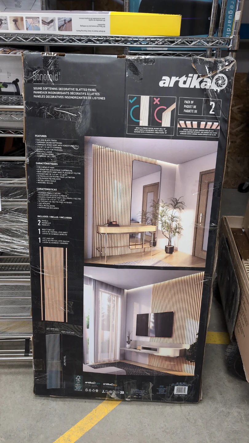 Artika Sound Softening Decorative Slatted Panel