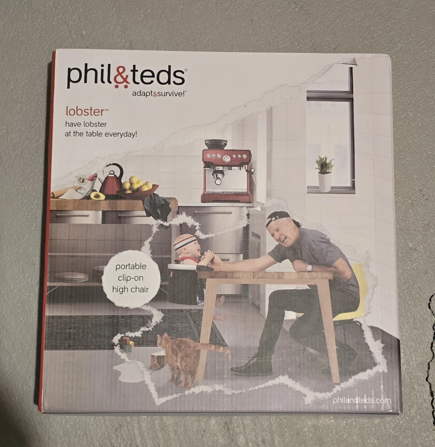 Phil & Teds Lobster Portable Clip-On High Chair
