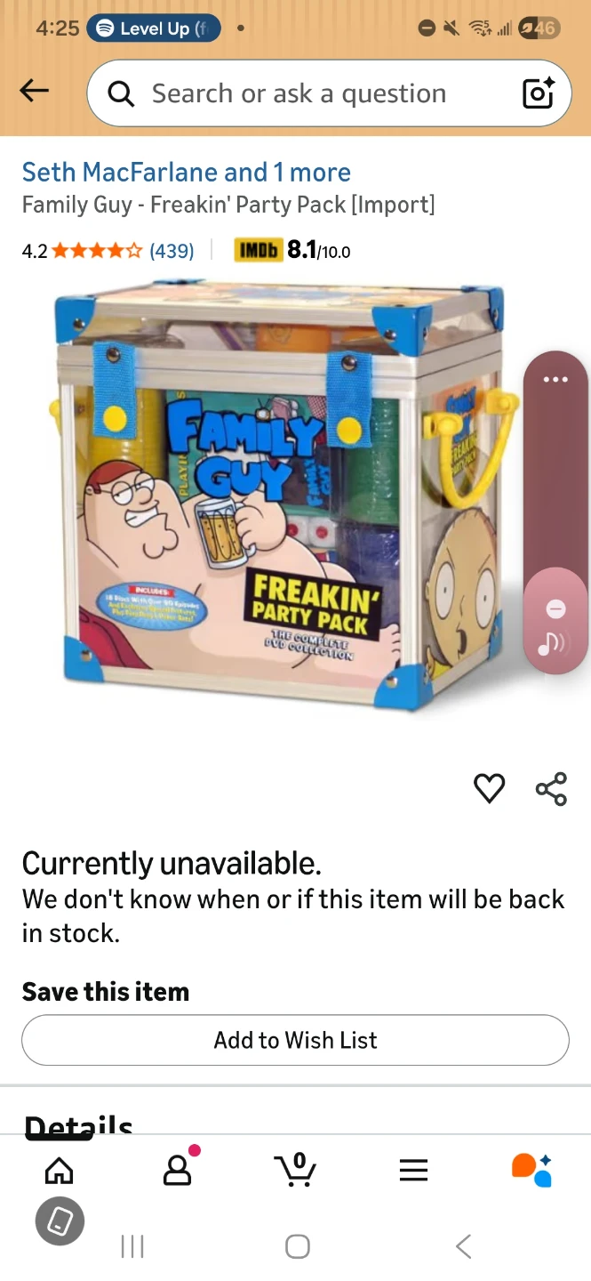 Family Guy Freakin' Party Pack Collectible Tin