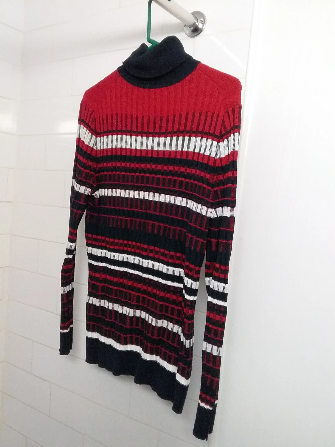 Striped Turtleneck Sweater - photo 2