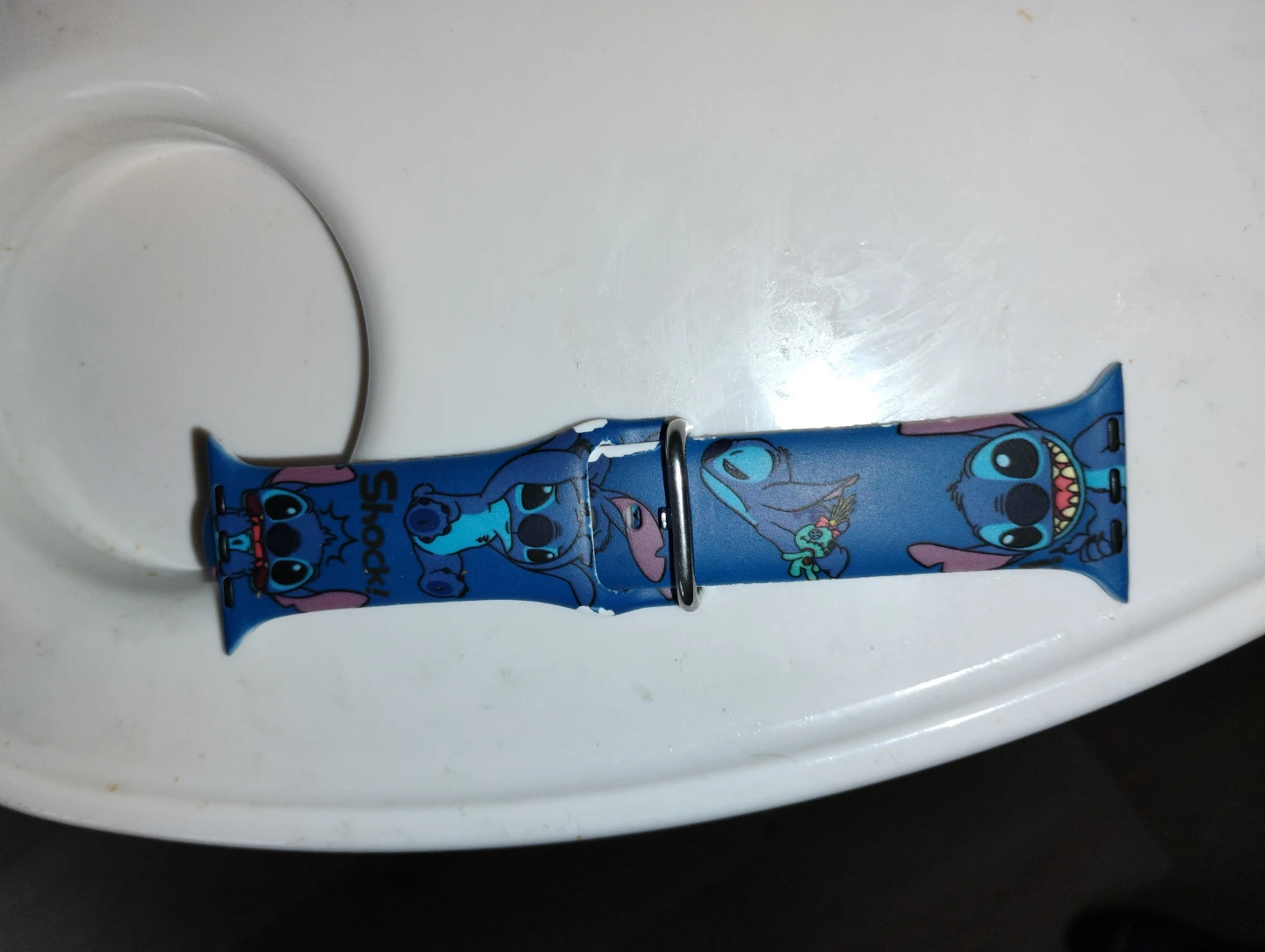Blue Stitch Watch Band