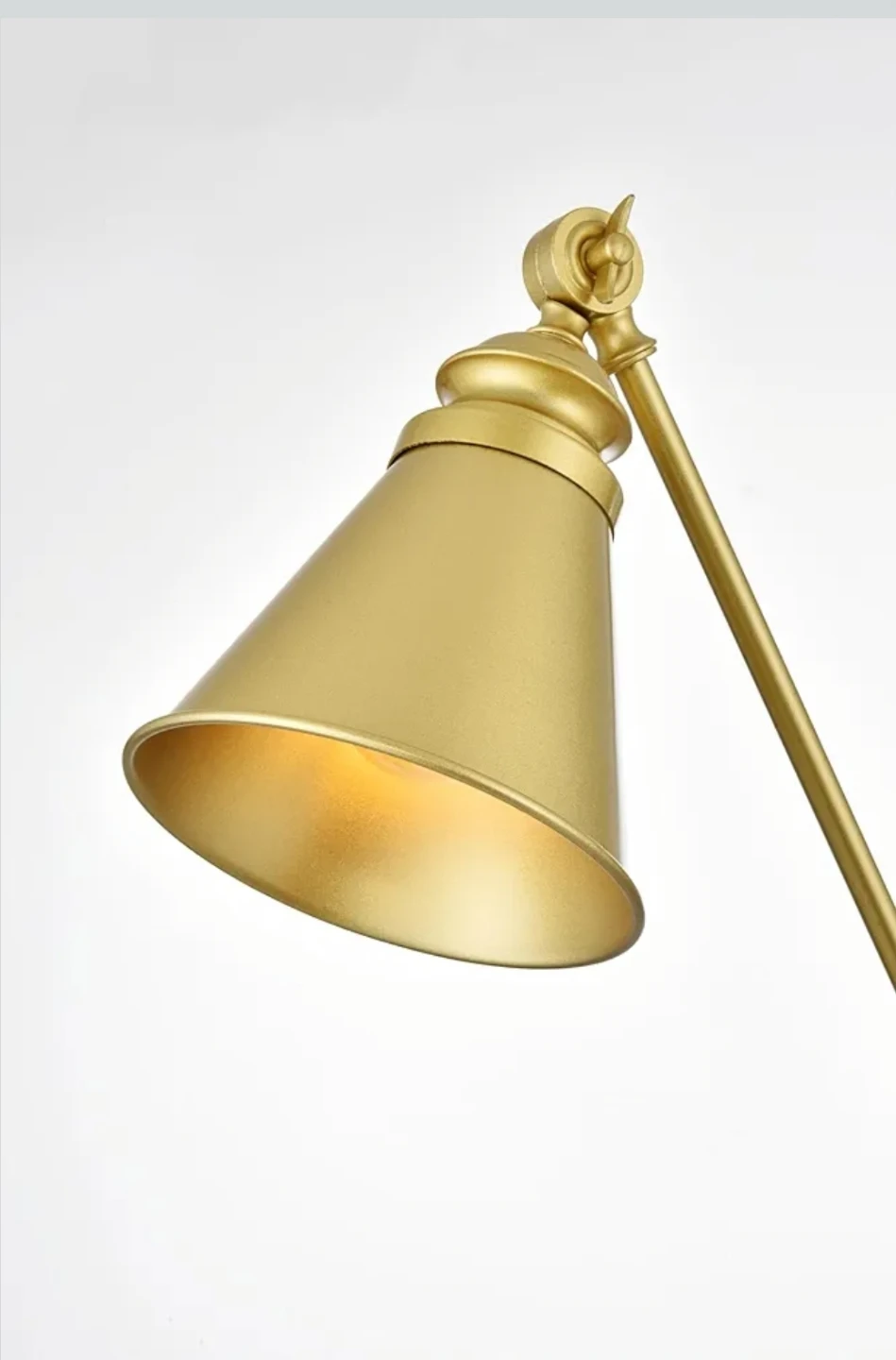 ARS Concepts Weyra 1 Light Wall Sconce Plug in Brass - photo 4