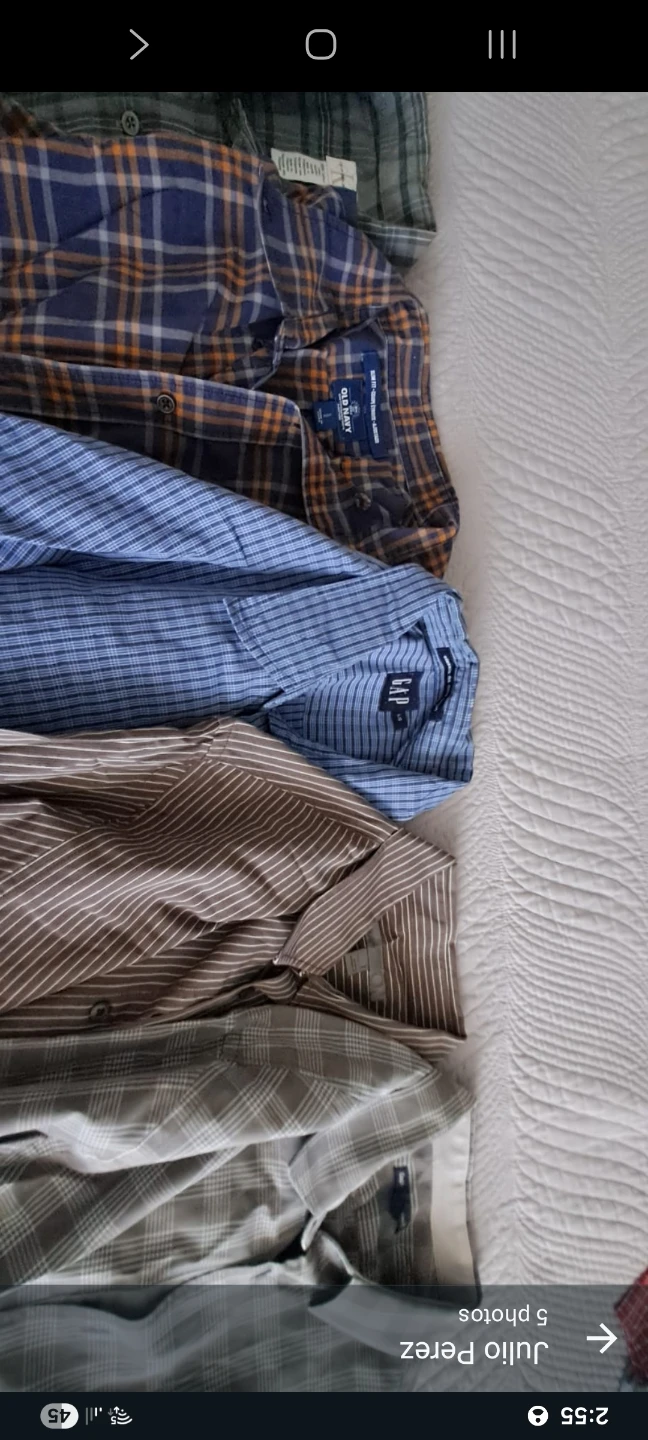 Bundle of 11 Men's Dress Shirts at $100 or $15 each.