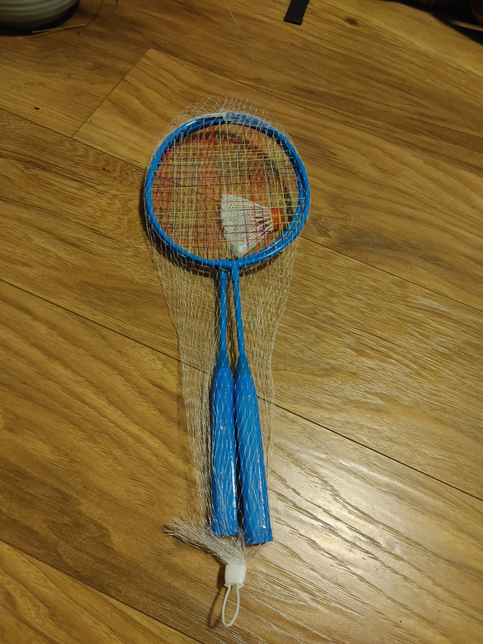 Kids 2 Blue Badminton Rackets with Shuttlecock - photo 2