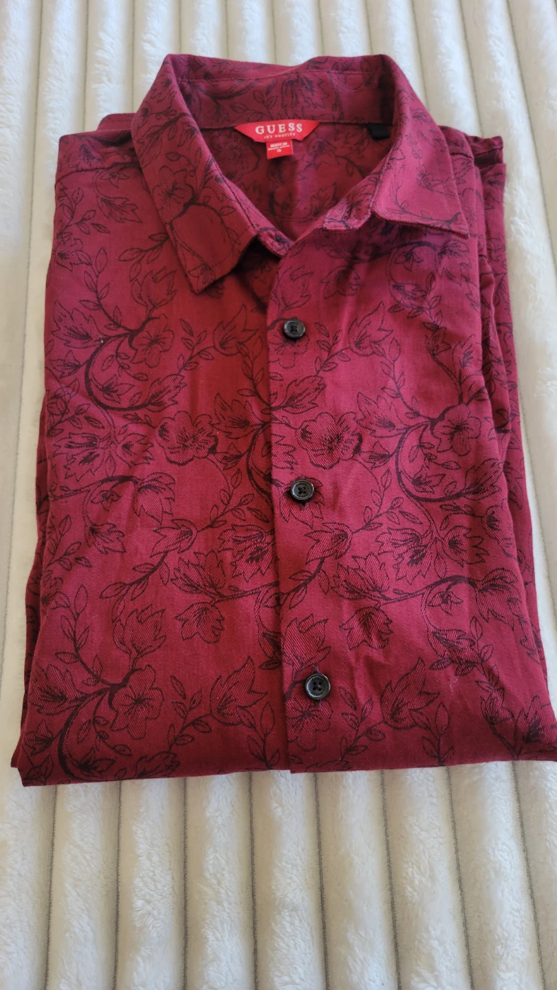 Guess Men's Long Sleeve Button-Up Shirt - photo 2