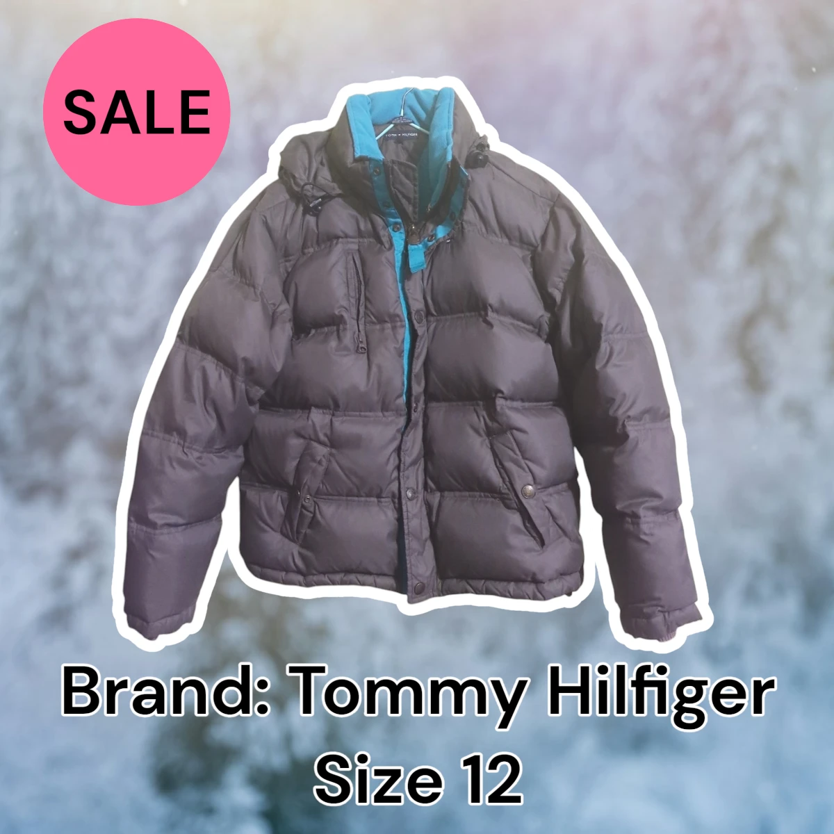 Tommy Hilfiger Puffer Winter Jacket - Size 12