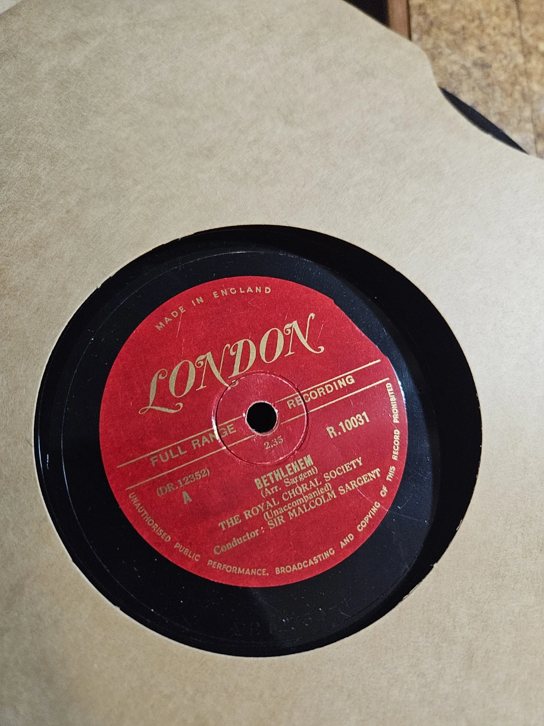 London Records 78 RPM Vinyl Records - Various Classical Pieces - photo 3
