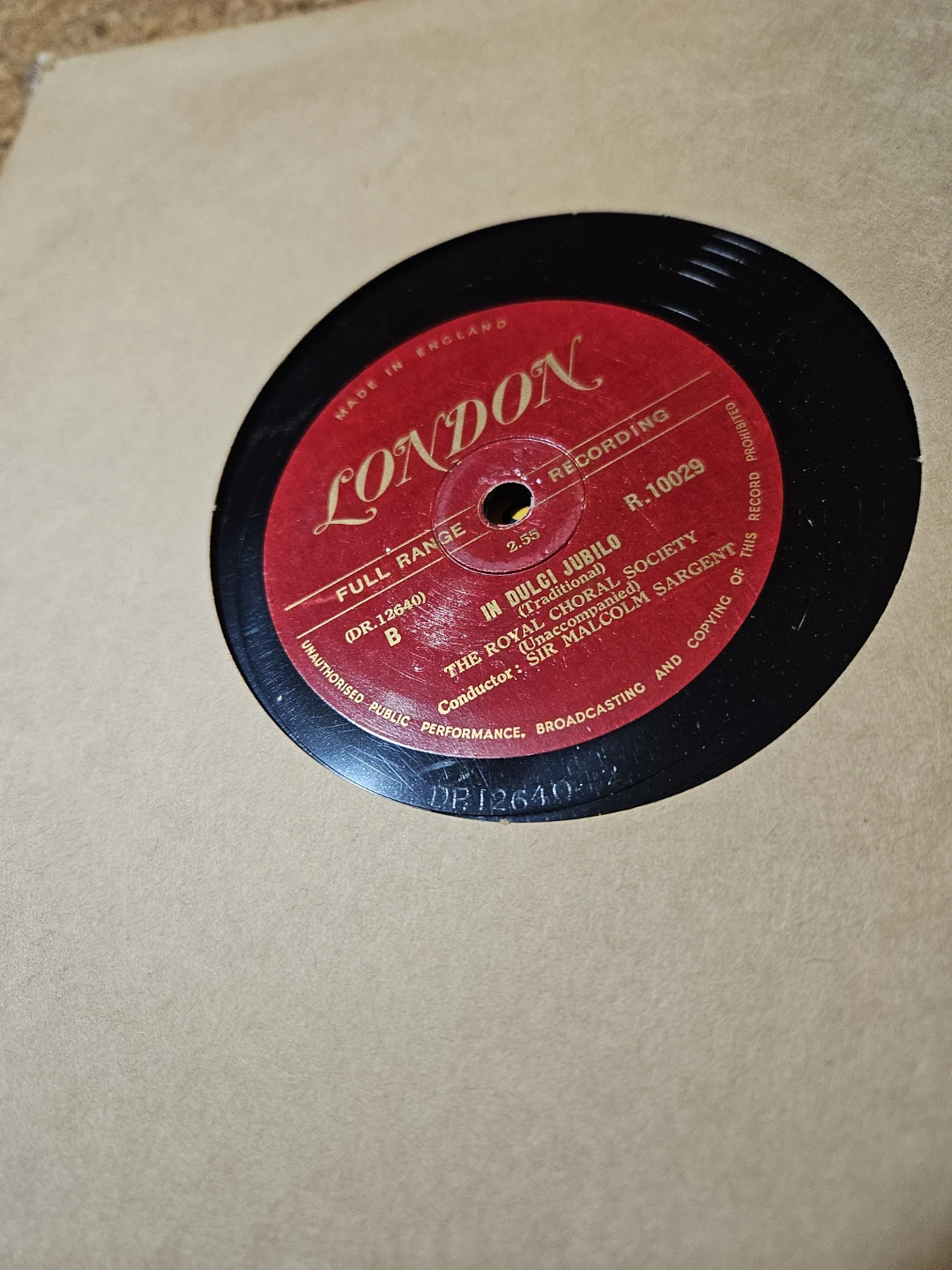 London Records 78 RPM Vinyl Records - Various Classical Pieces - photo 4