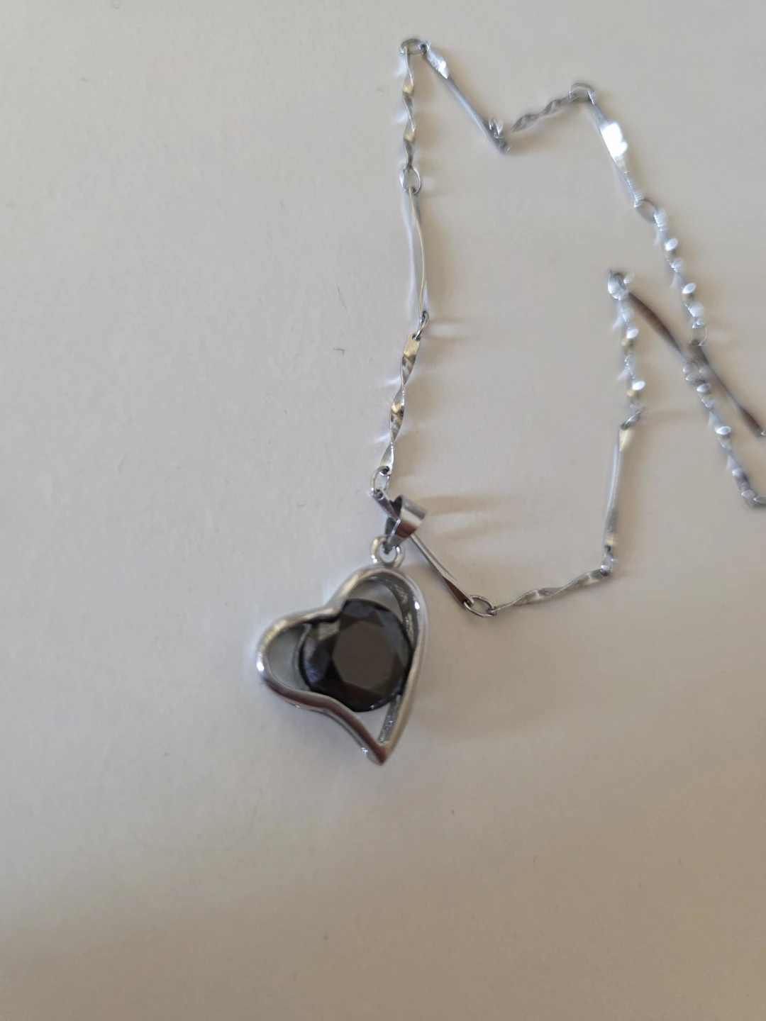 925 Sterling Silver Chain and Heart Pendant Necklace - photo 5