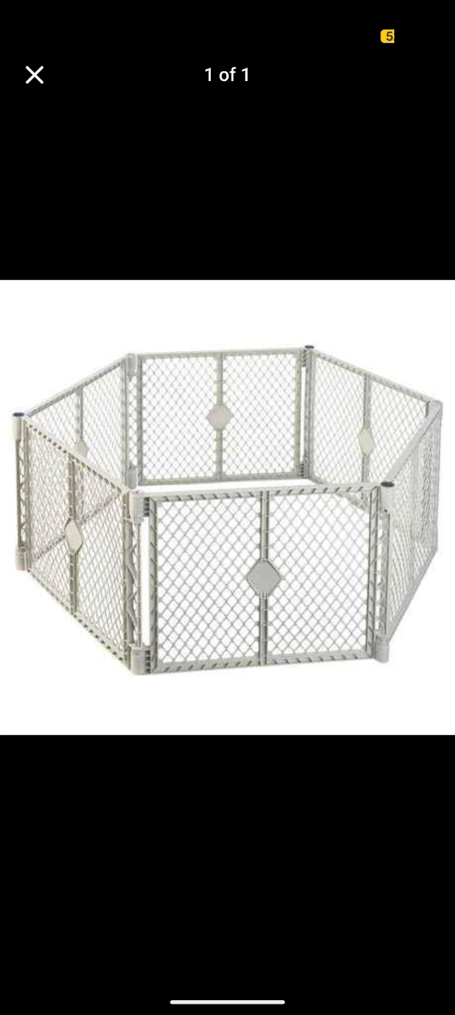 Playpen Pet Exercise Fence Panels