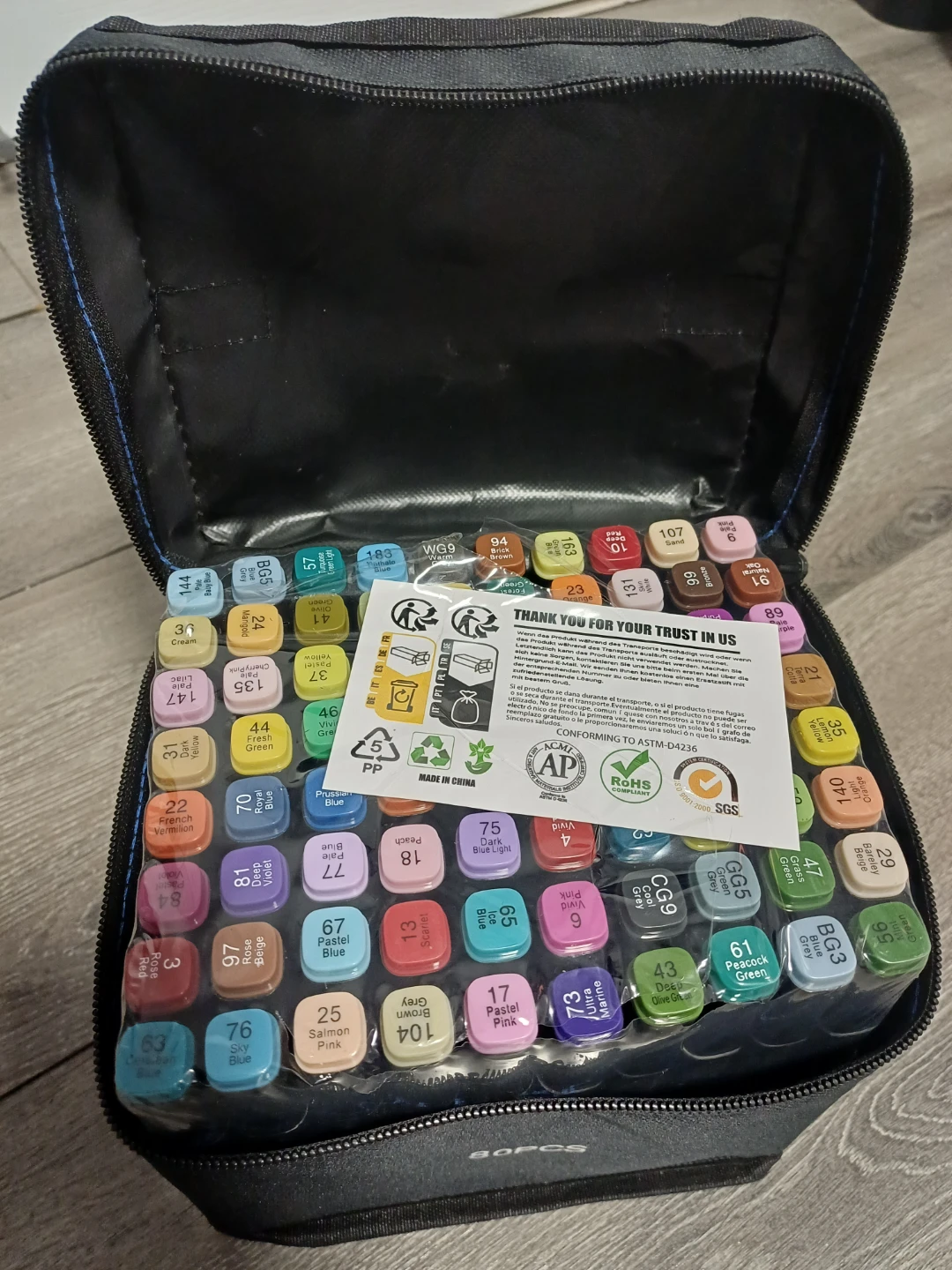 80 Piece Marker Set with Case - photo 2